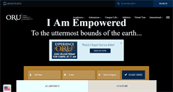 Desktop Screenshot of oru.edu